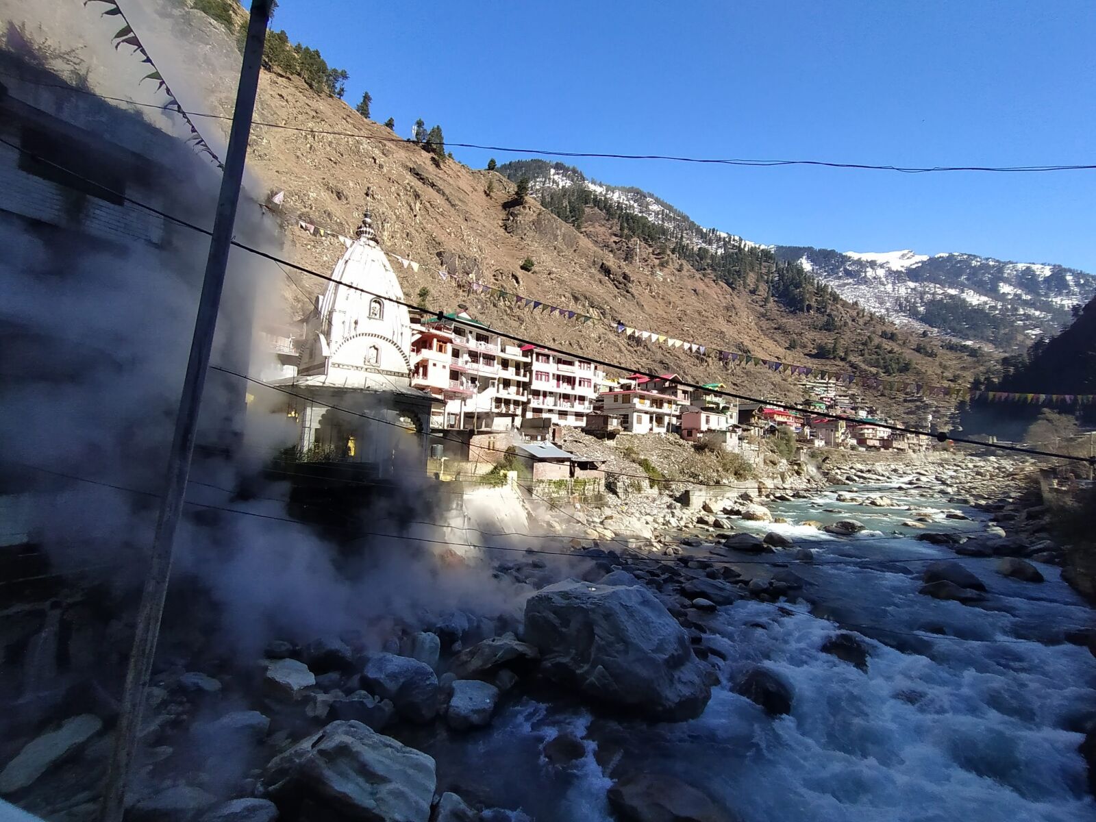Xiaomi Mi A3 sample photo. Manikaran, india, spring photography