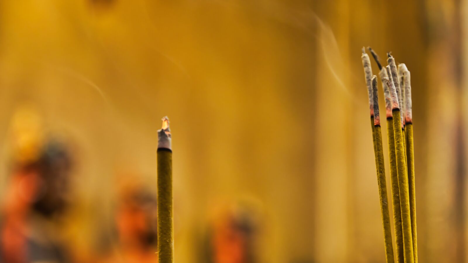 Nikon D5300 sample photo. Incense, religion, buddhism photography