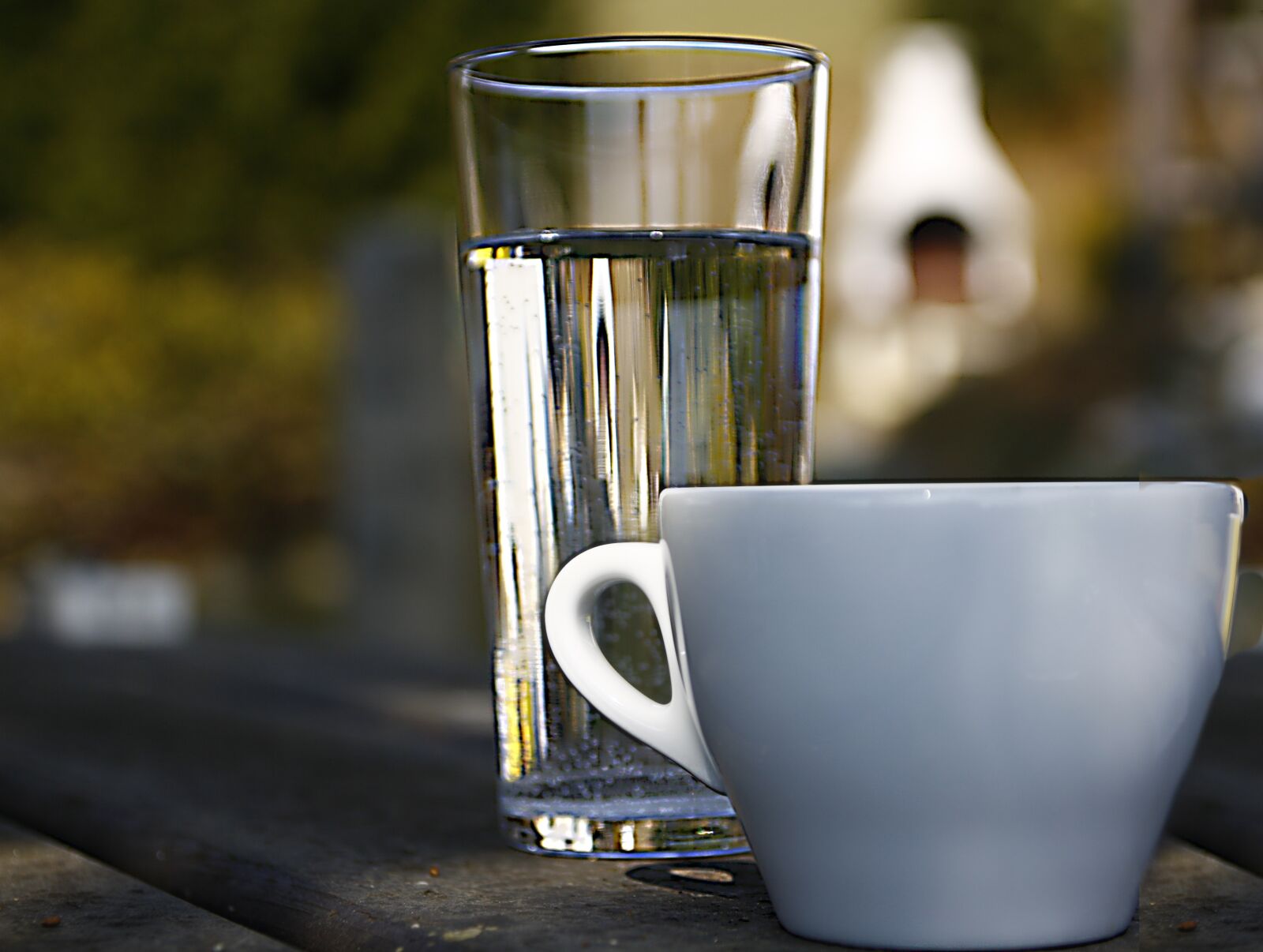 Canon EOS 1000D (EOS Digital Rebel XS / EOS Kiss F) sample photo. Coffee, water, glass photography