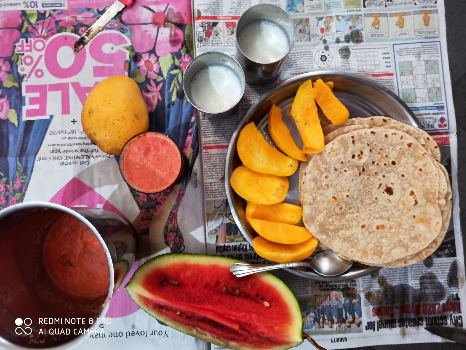Xiaomi Redmi Note 8 Pro sample photo. Good morning, indian, village photography