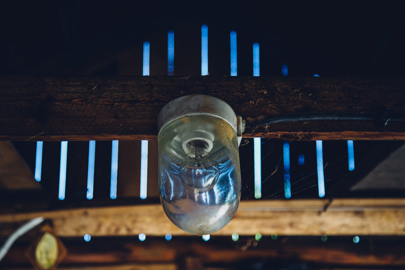 Canon EF 24-105mm F4L IS USM sample photo. Light, light, bulb, wood photography