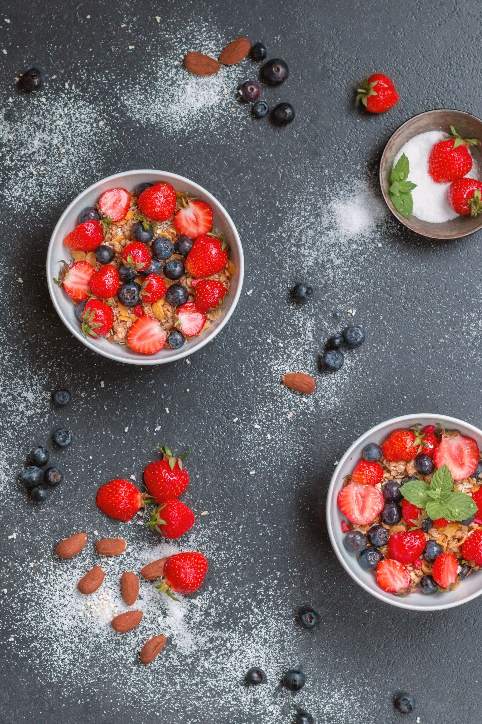 Canon EOS 70D + Canon EF 50mm F1.8 STM sample photo. Müesli, fruits, breakfast photography