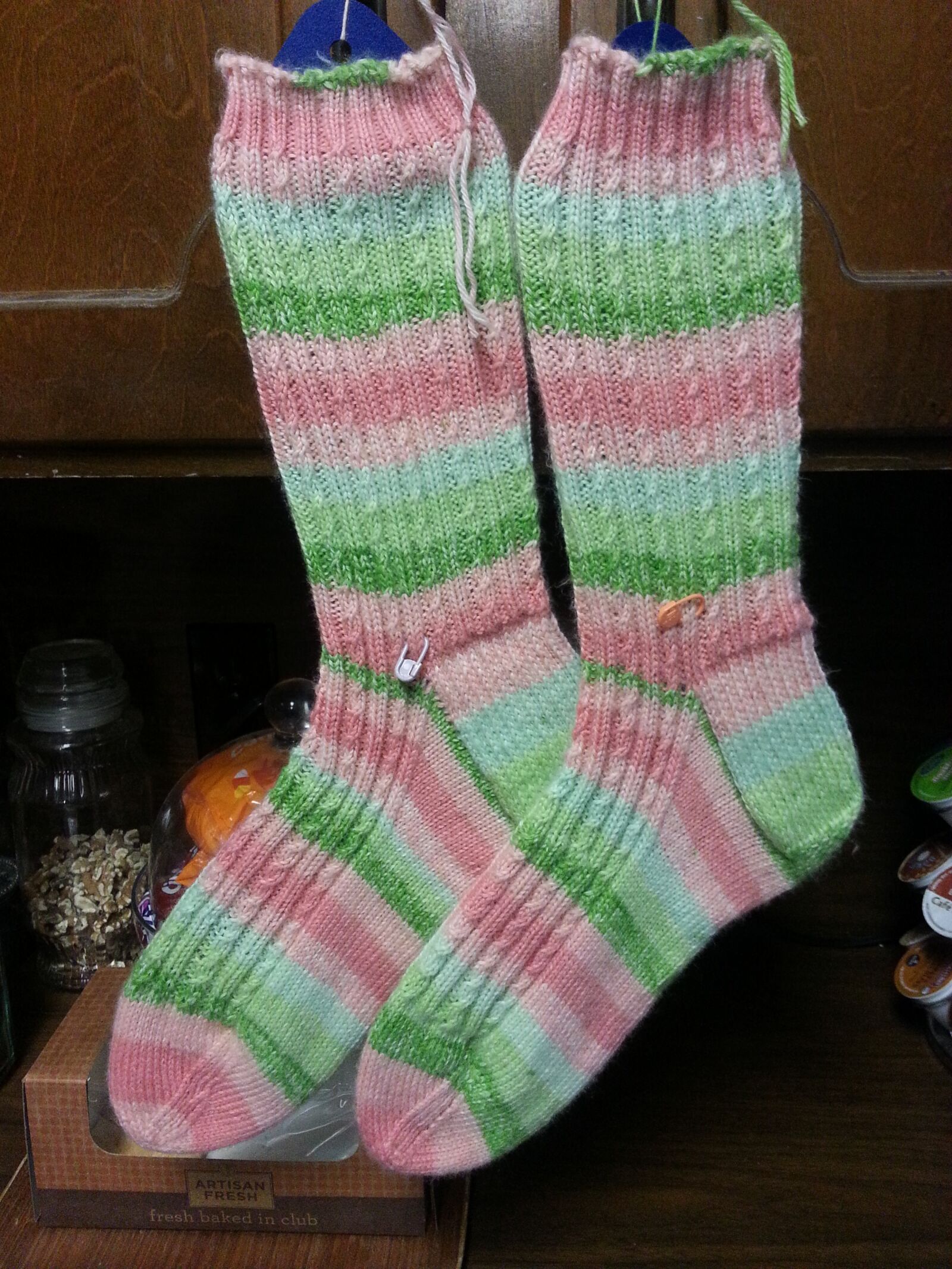 Samsung Galaxy S3 sample photo. Knitting, socks, yarn photography