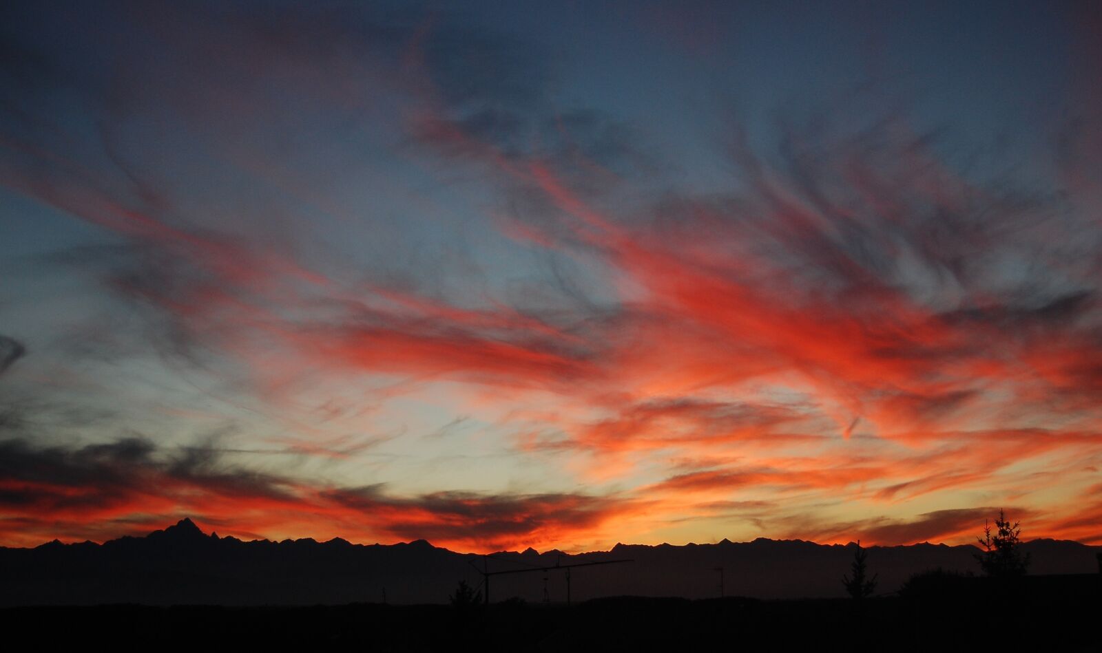 Nikon D40 sample photo. Sky, clouds, sunset photography