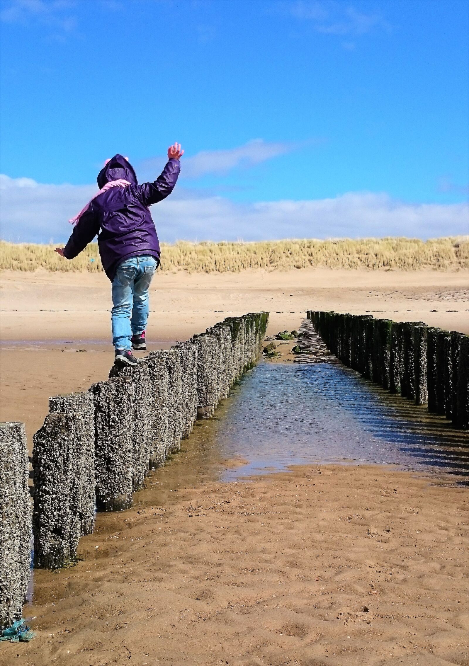 Sony Xperia Z1 sample photo. Zealand, beach, child photography
