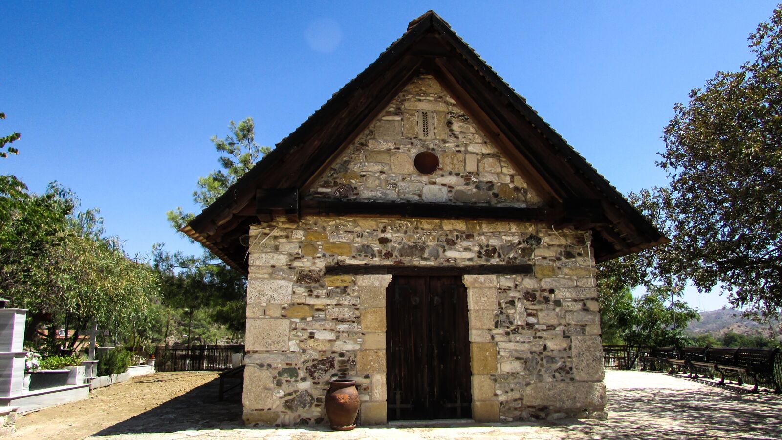Canon PowerShot SX400 IS sample photo. Cyprus, delikipos, church of photography