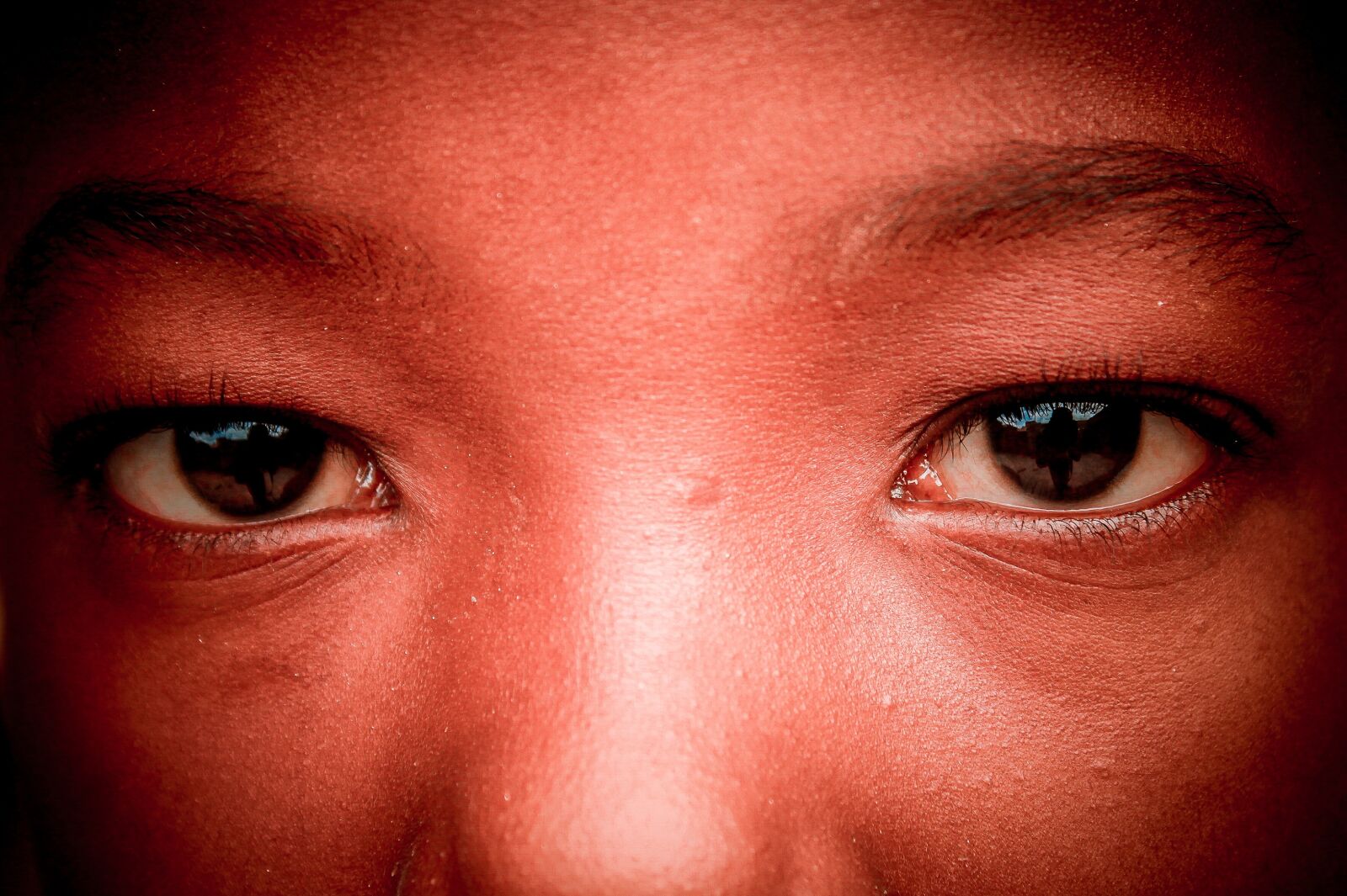 Canon EOS 1100D (EOS Rebel T3 / EOS Kiss X50) sample photo. African child, child face photography