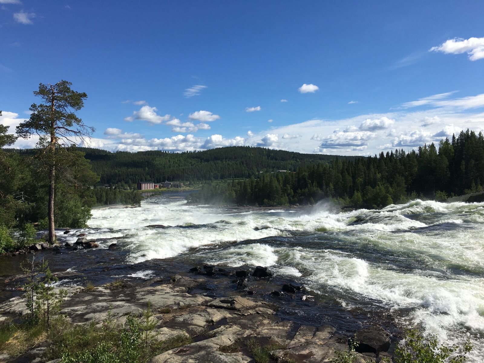 Apple iPhone 6s sample photo. Waterfall, sweden, nature photography
