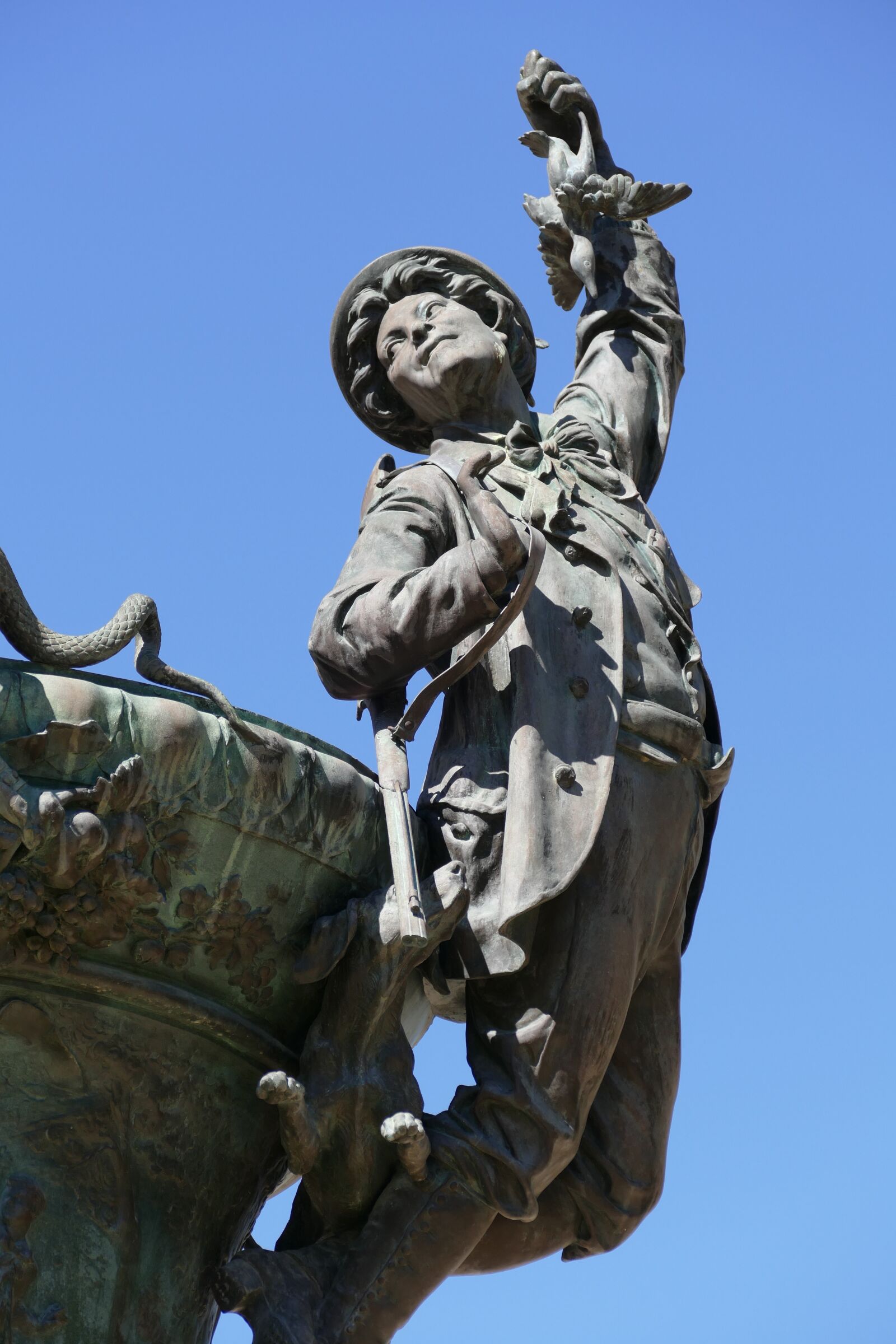 Panasonic Lumix DMC-FZ1000 sample photo. Image, statue, brass photography