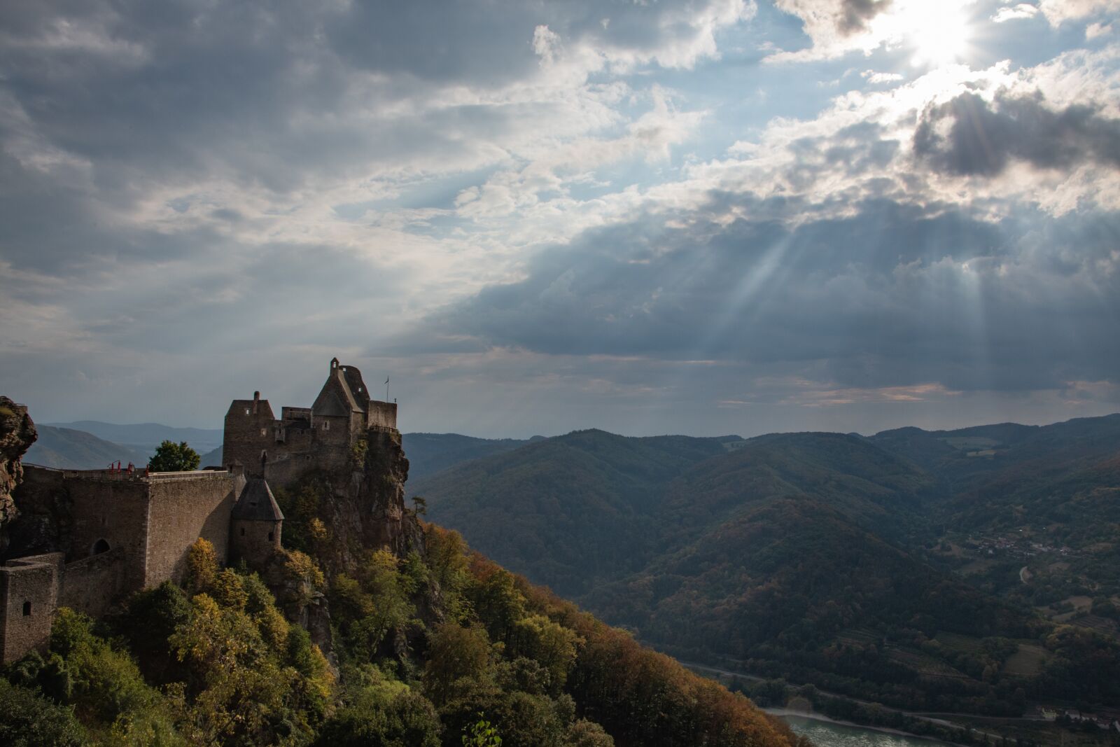 Nikon D850 sample photo. Aggstein castle, austria, ruins photography