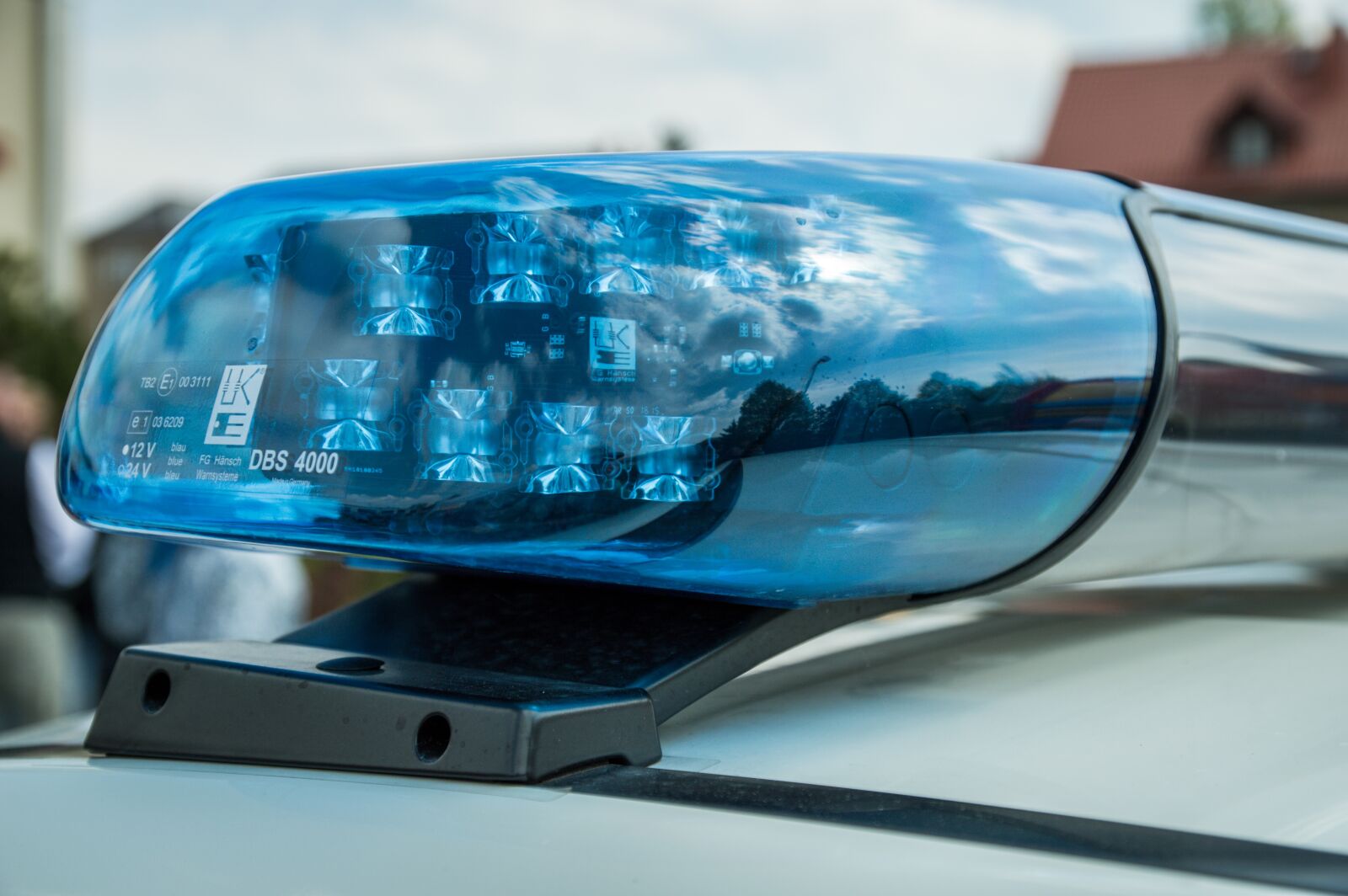 Nikon D3200 sample photo. Blue light, police, police photography