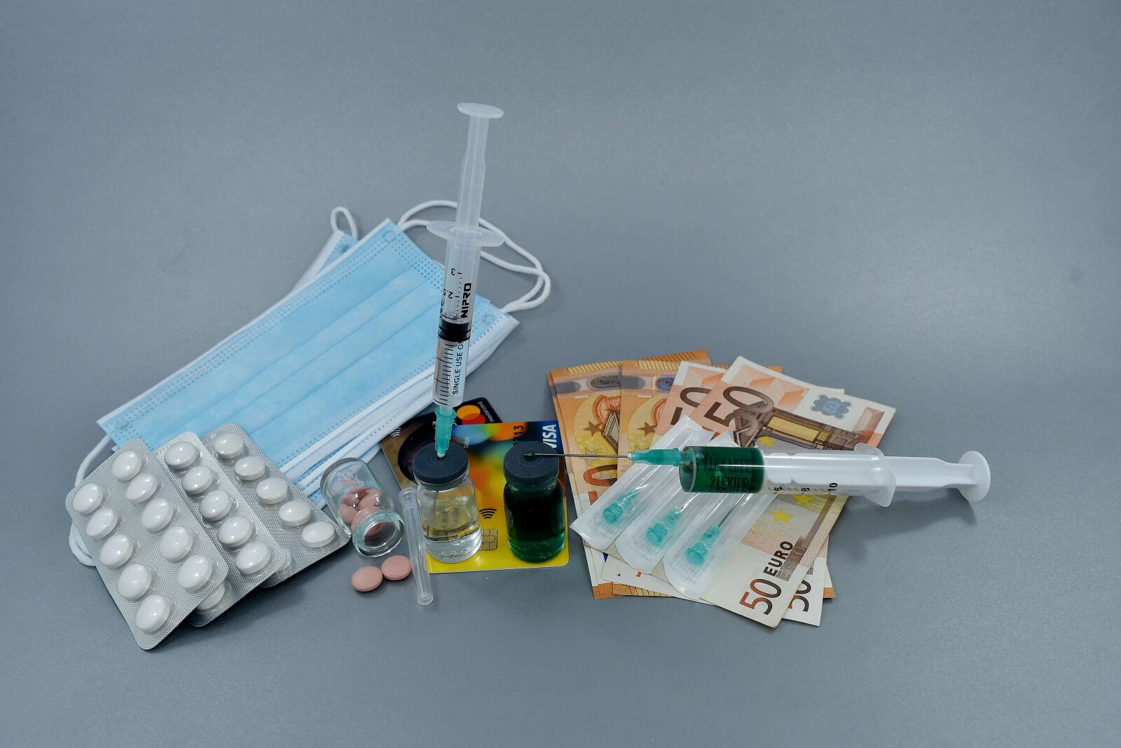 Nikon D5500 sample photo. Cure, drugs, face mask photography