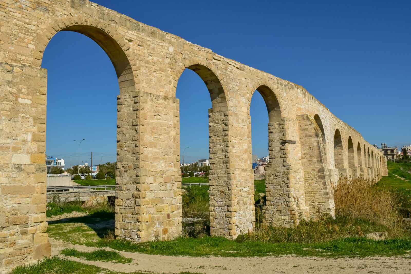 Nikon D3300 sample photo. Kamares aqueduct, aqueduct, architecture photography