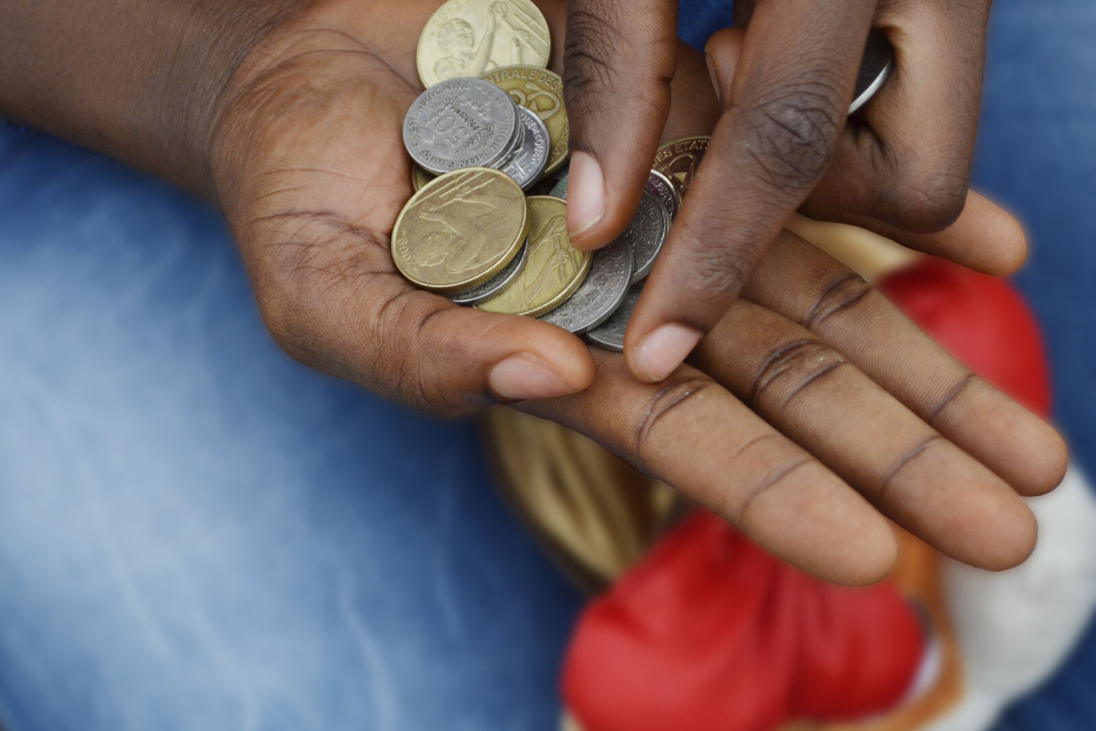 Nikon D3100 sample photo. Abstract, photo, coin, hand photography