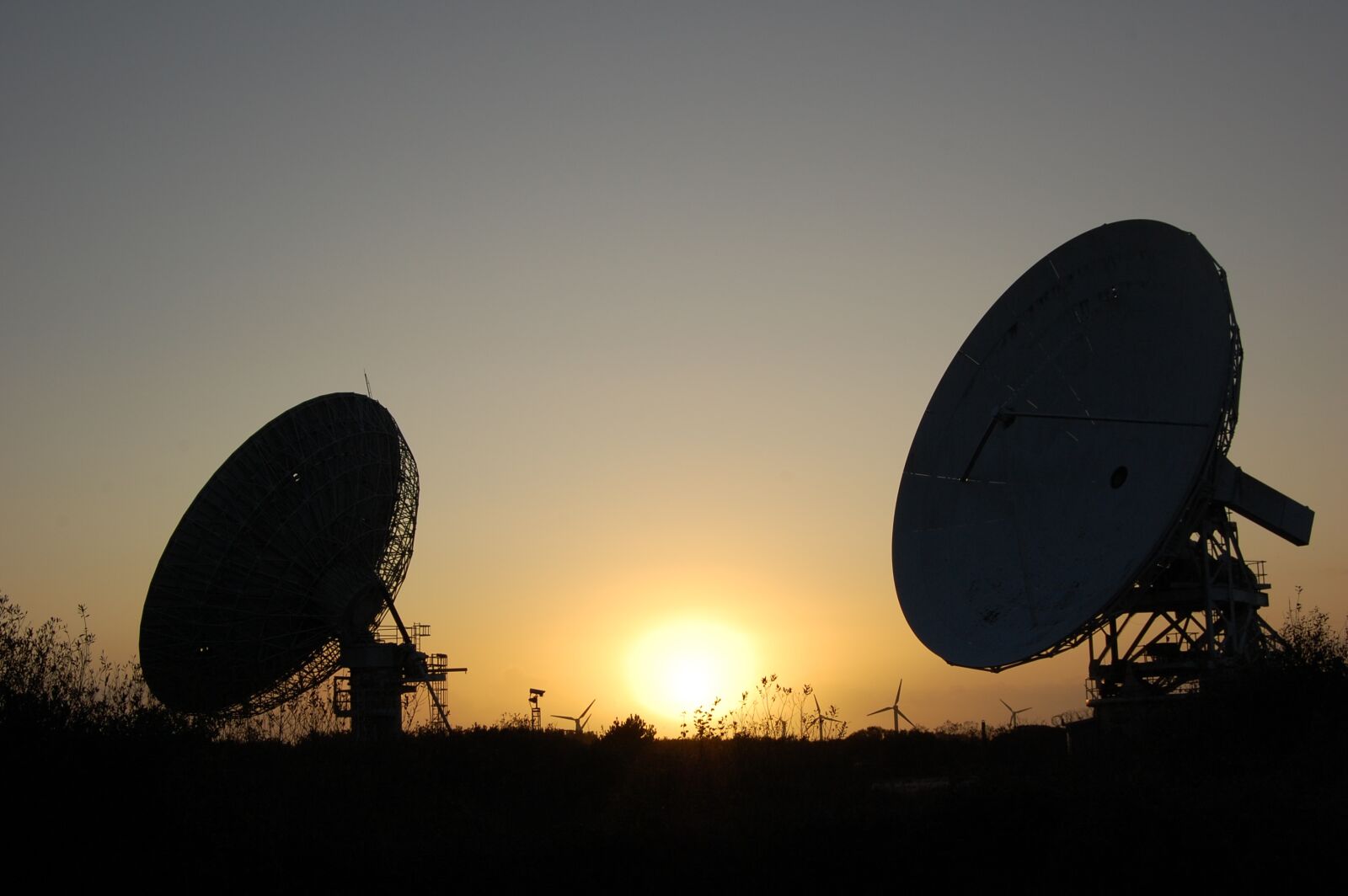 Nikon D40 sample photo. Goonhilly satellite station, cornwall photography