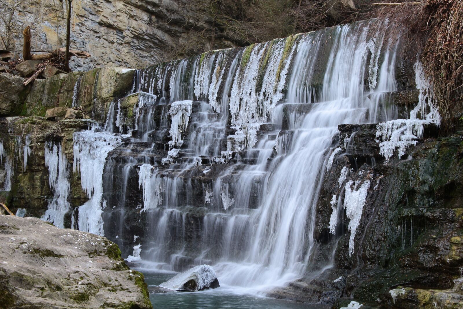 Canon EOS 100D (EOS Rebel SL1 / EOS Kiss X7) sample photo. Cascade, nature, landscape photography