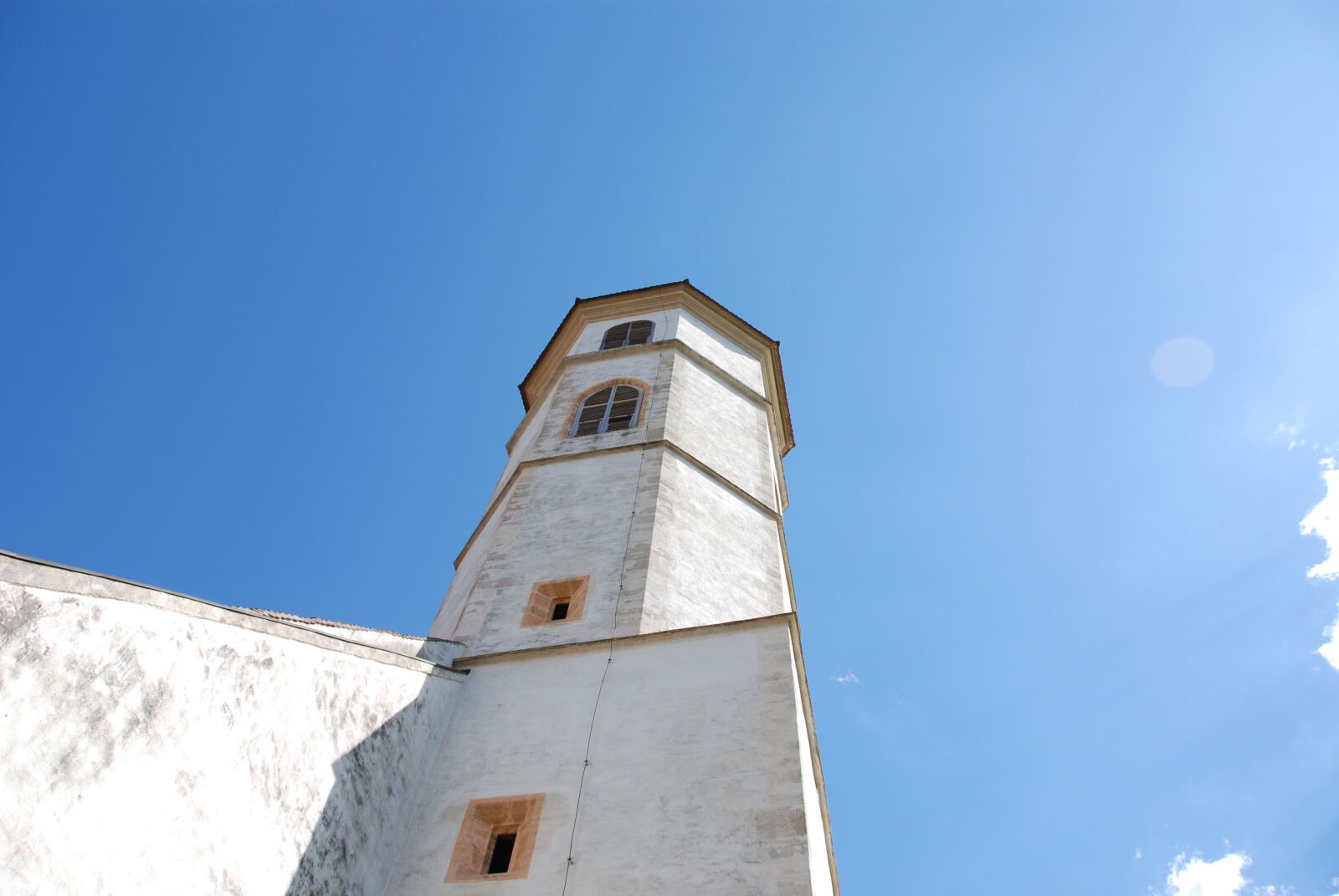 Nikon D80 sample photo. Church, steeple, sky photography