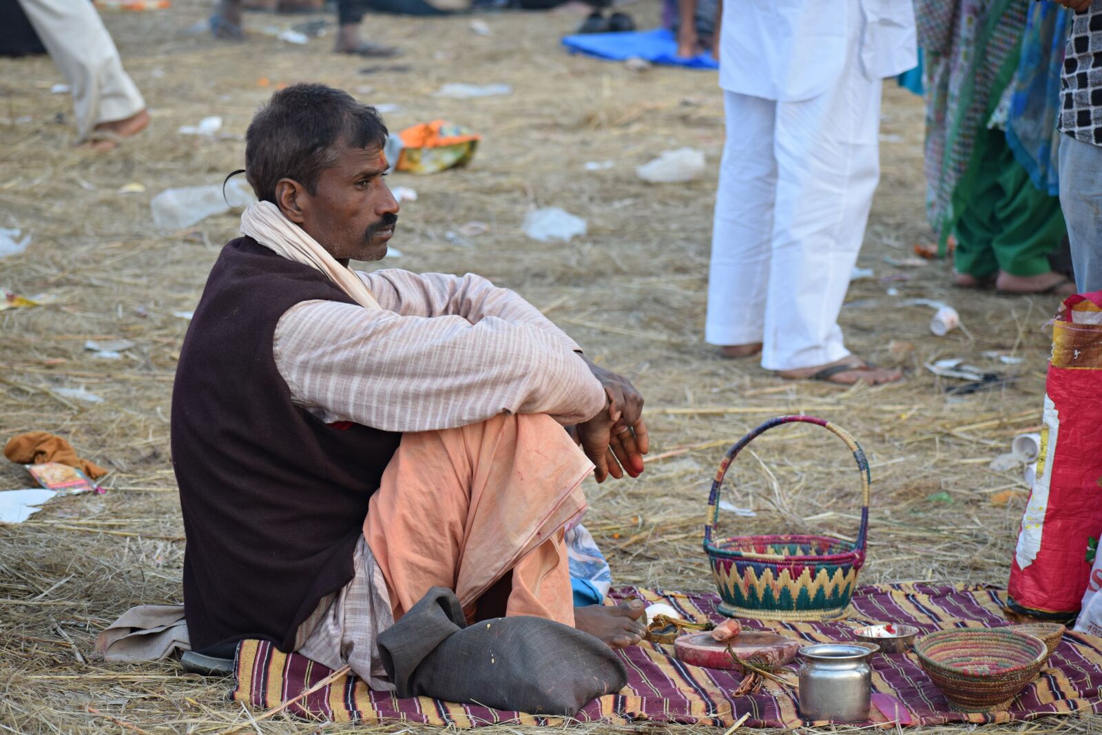 Nikon D3300 sample photo. Man, selling, person photography