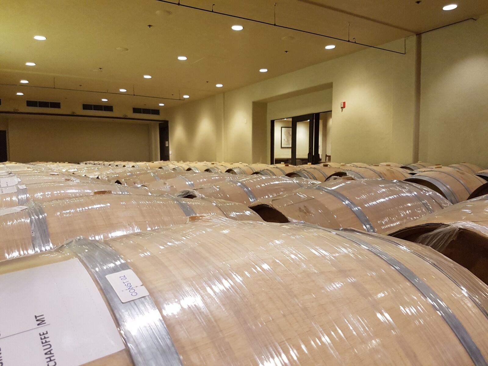 Samsung Galaxy S7 Edge sample photo. Barrels, wine, winery photography