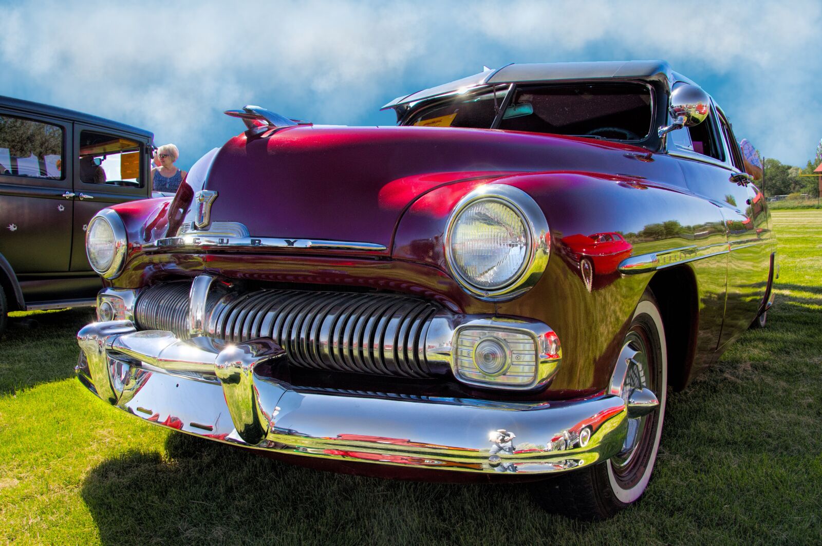 Sony SLT-A55 (SLT-A55V) sample photo. Mercury, 1950, classic car photography