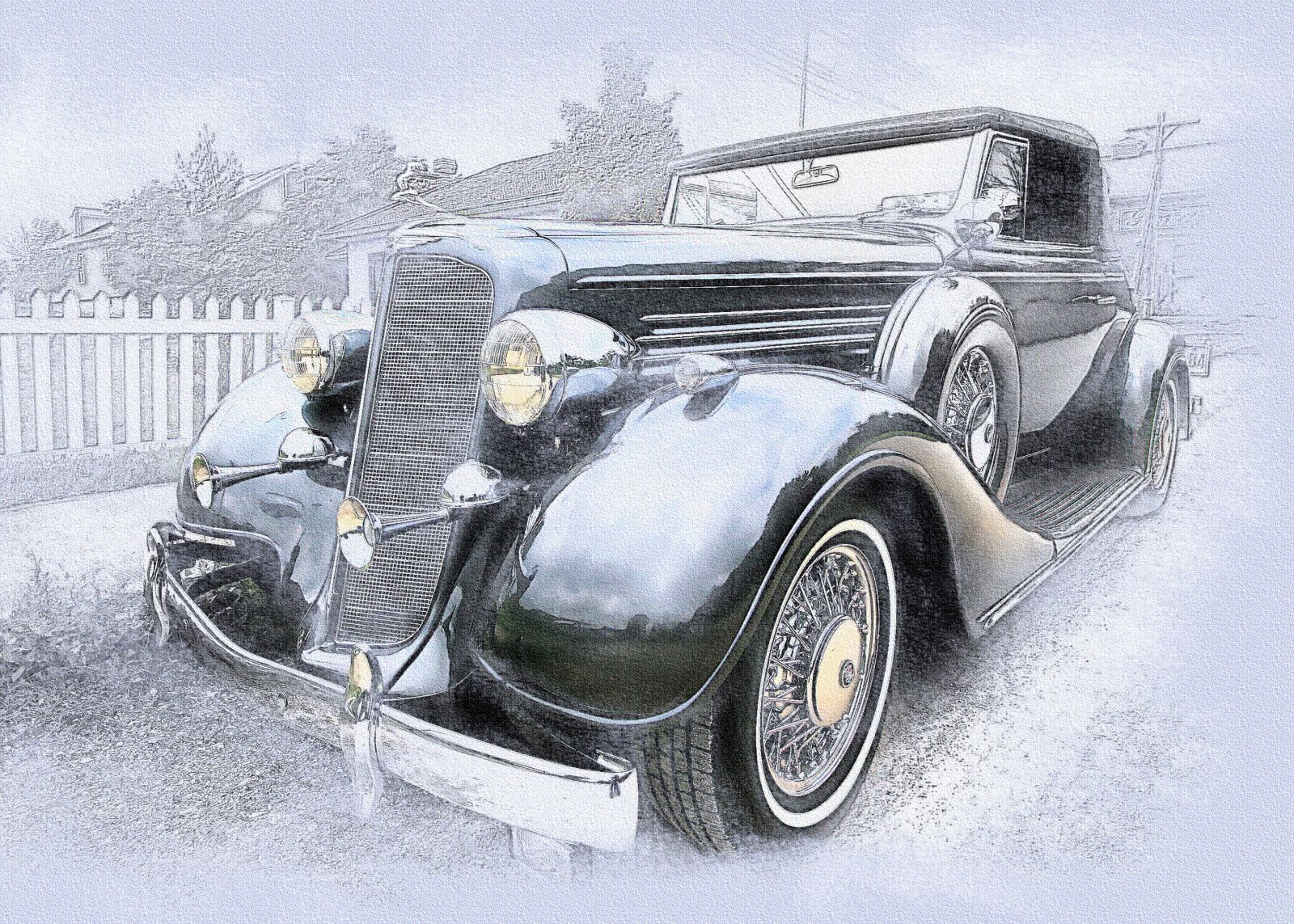 Canon EOS 30D sample photo. Cars, old cars, vintage photography