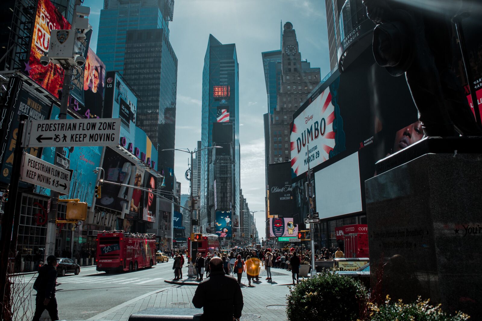 Nikon D3100 sample photo. New york, times square photography