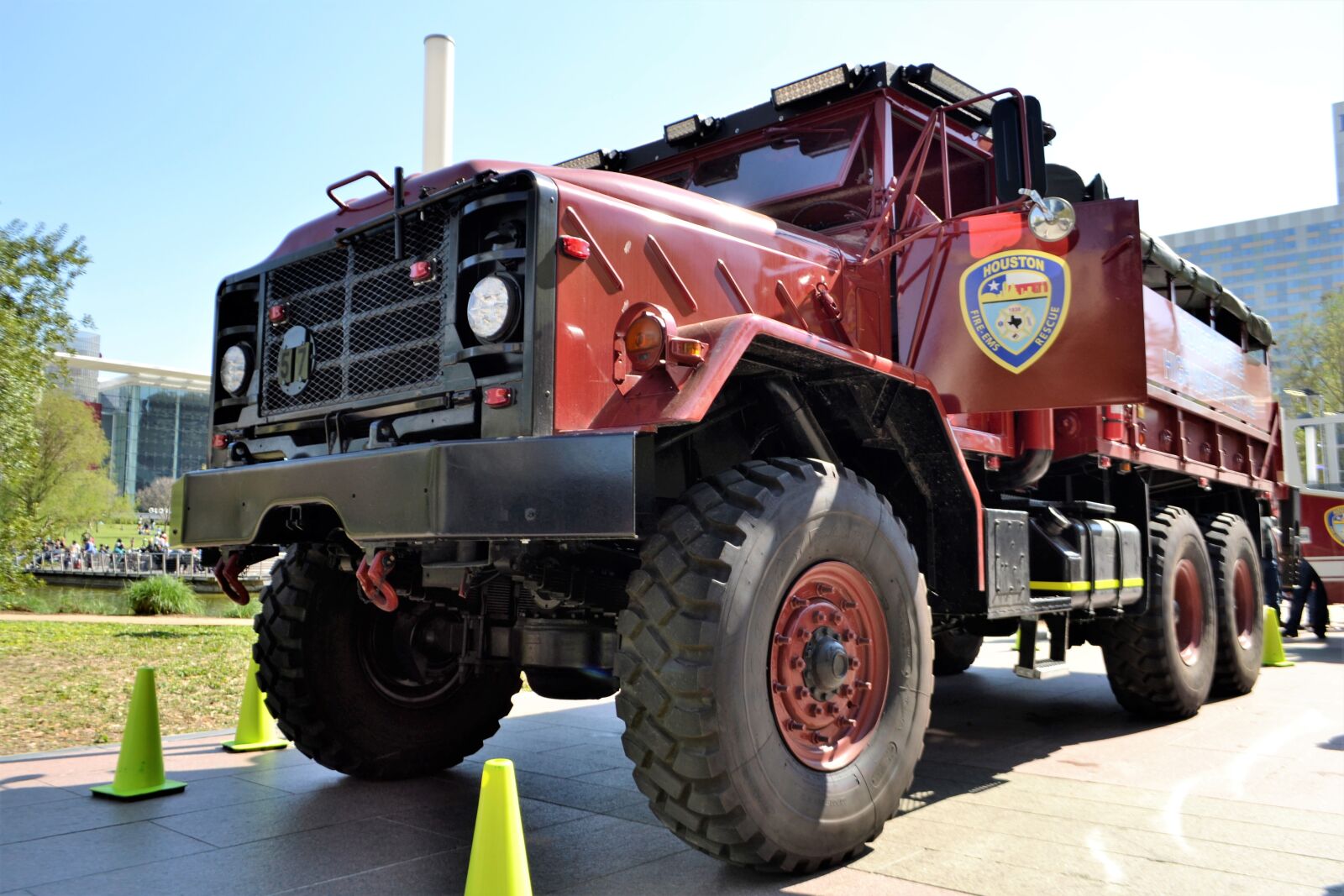 Nikon D3100 sample photo. High water rescue truck photography