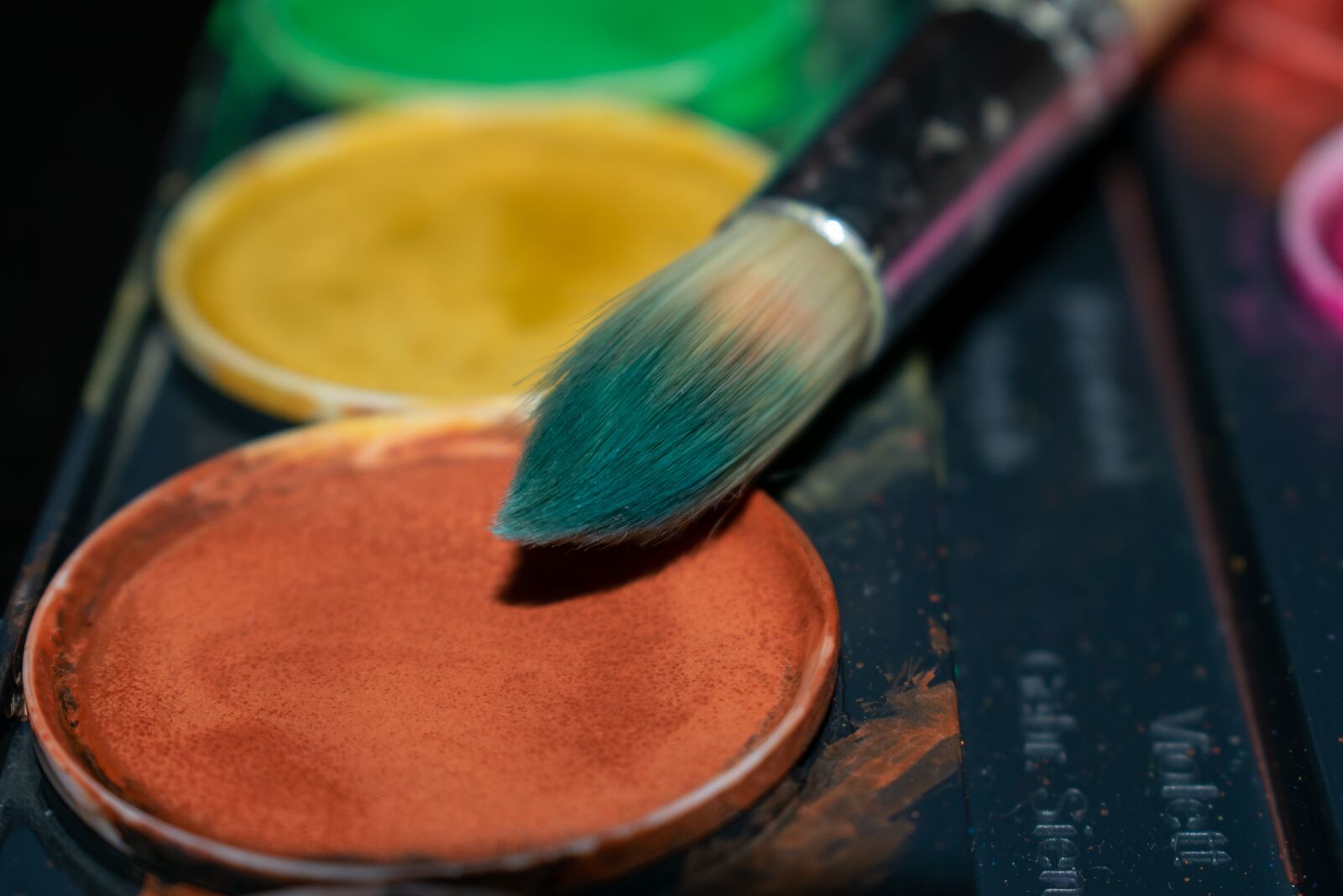 Nikon D5300 sample photo. Brush, color, wassermalfarbe photography