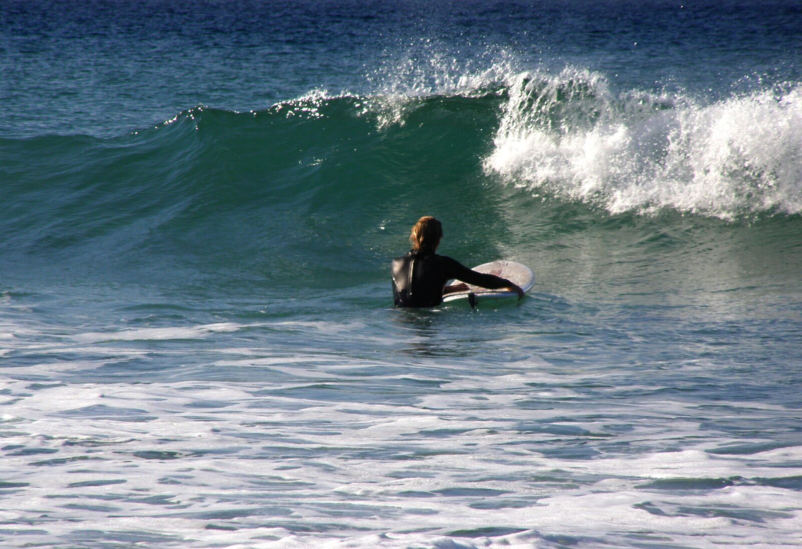 Olympus SP510UZ sample photo. Surfer, brittany, atlantic photography