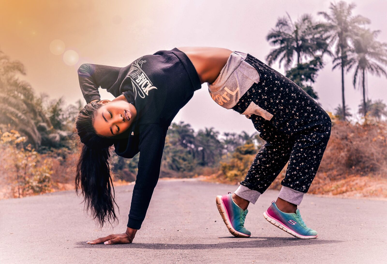 Nikon D3200 sample photo. Fitness woman, ninja, wow photography
