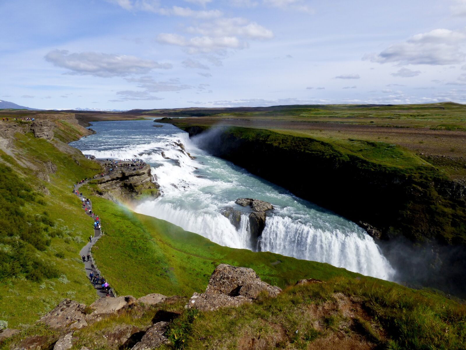 Panasonic Lumix DMC-FZ70 sample photo. Gullfoss, waterfall, iceland photography