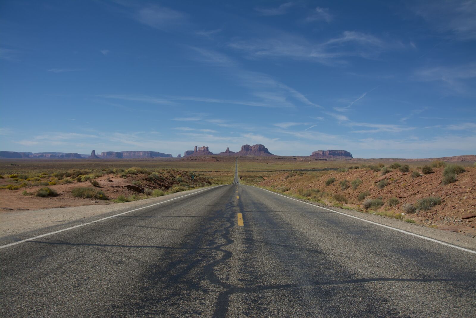 Nikon D7100 sample photo. Usa, road, endless photography