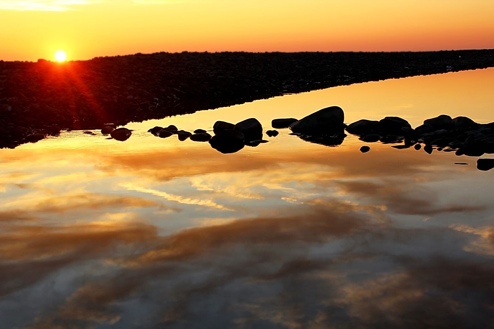 Canon EOS 600D (Rebel EOS T3i / EOS Kiss X5) sample photo. Sea, sunset, water photography