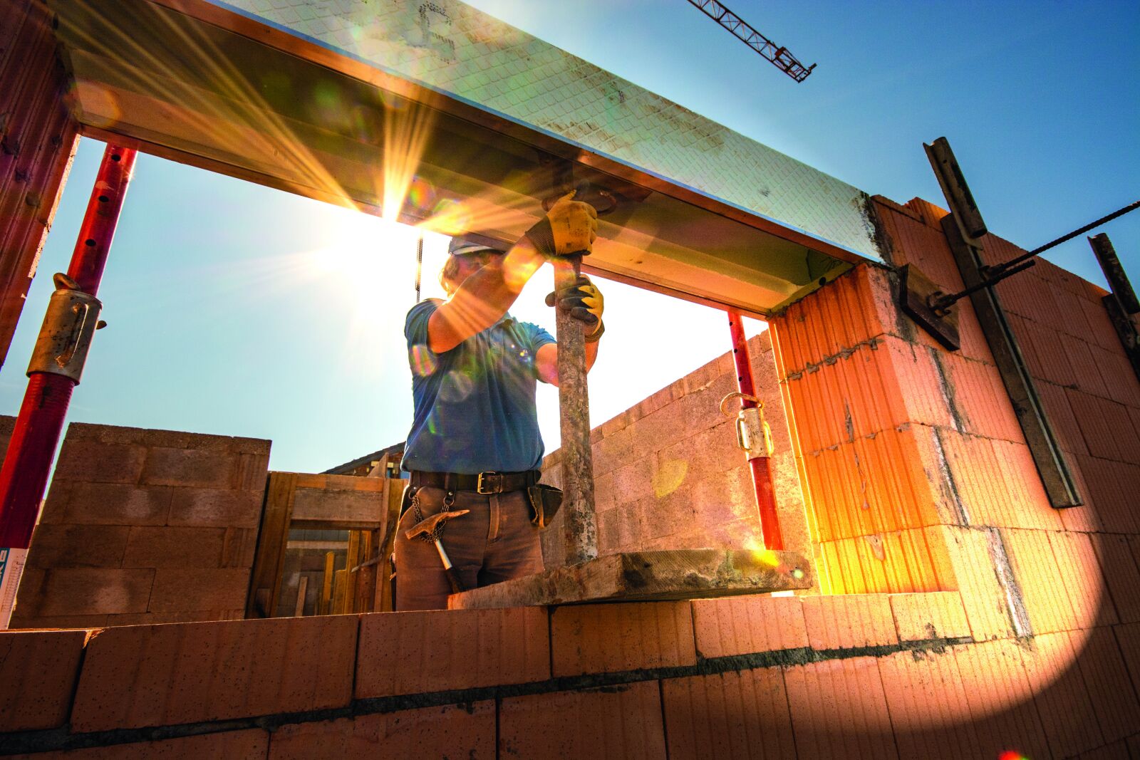 Nikon D5200 sample photo. Construction, construction company, construction photography