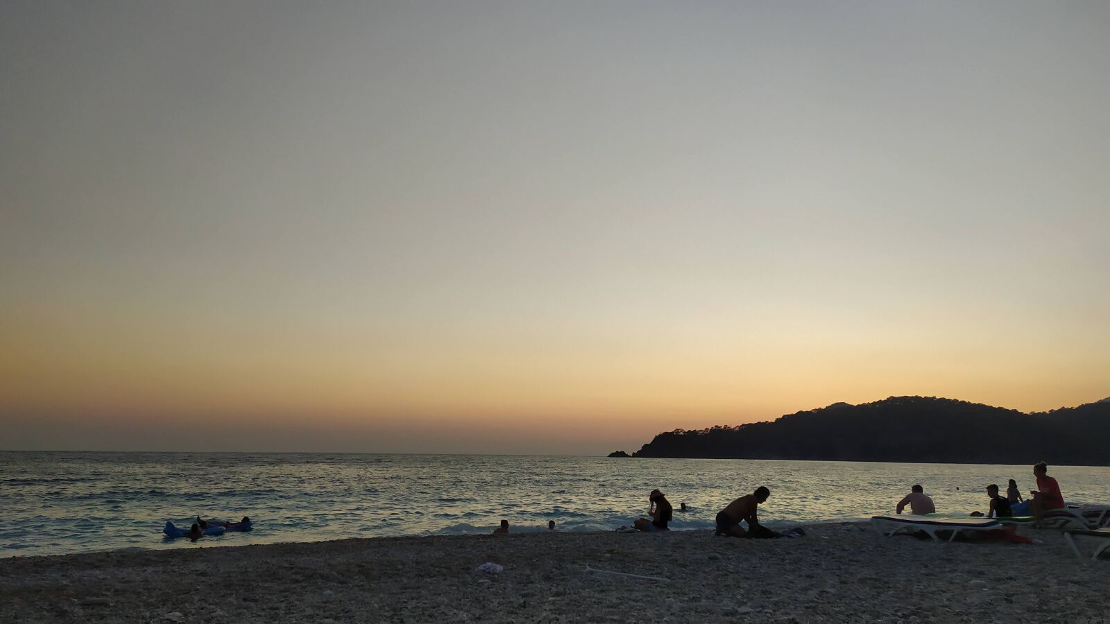 Xiaomi Redmi Note 7 sample photo. Sunset, beach, turkey photography