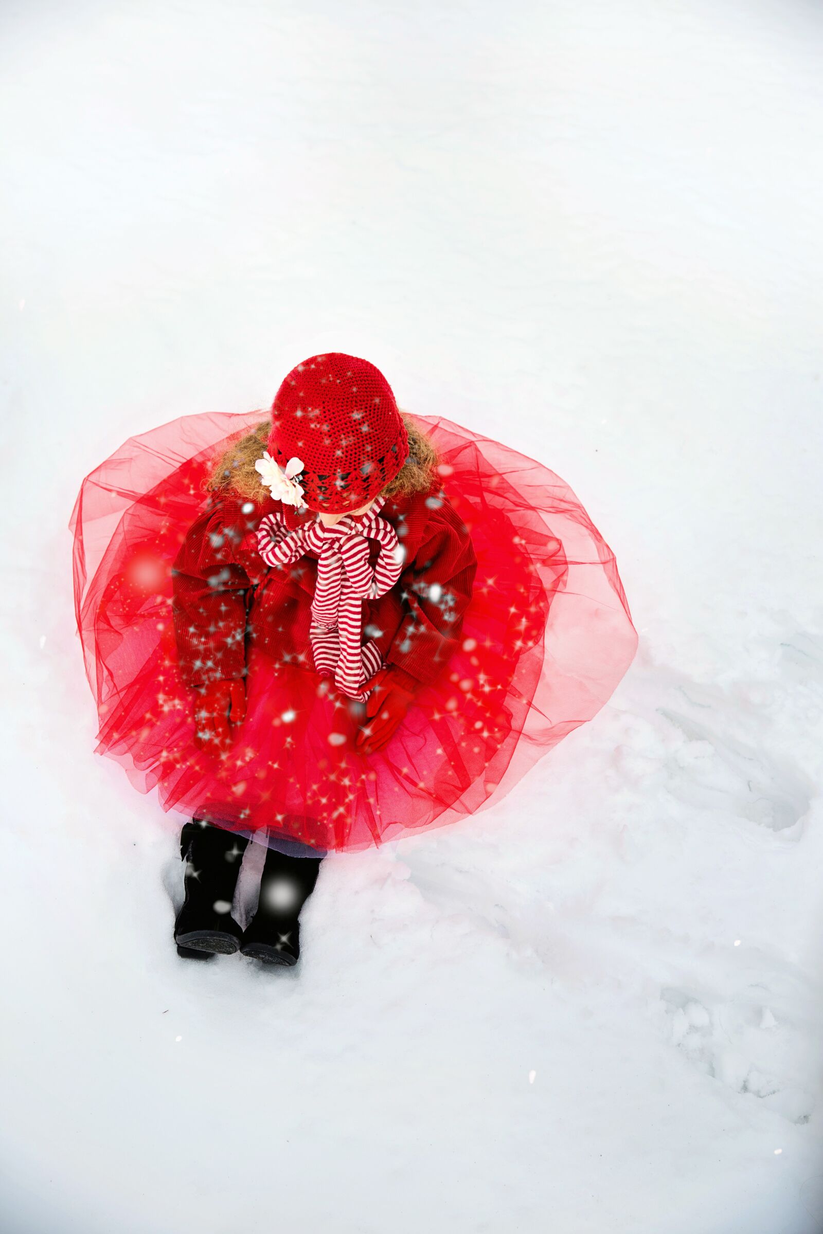 Canon EF 24-70mm F2.8L II USM sample photo. Little girl in snow photography