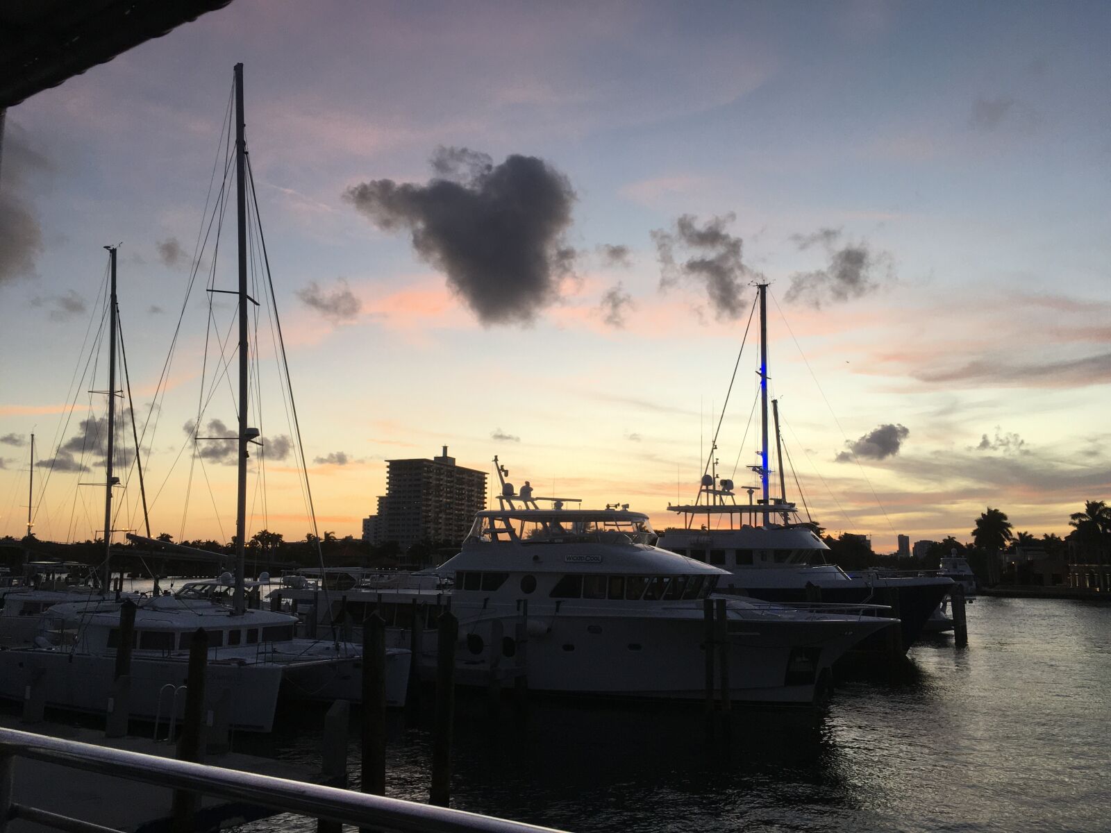 iPhone SE back camera 4.15mm f/2.2 sample photo. Fort lauderdale, sailboat, florida photography