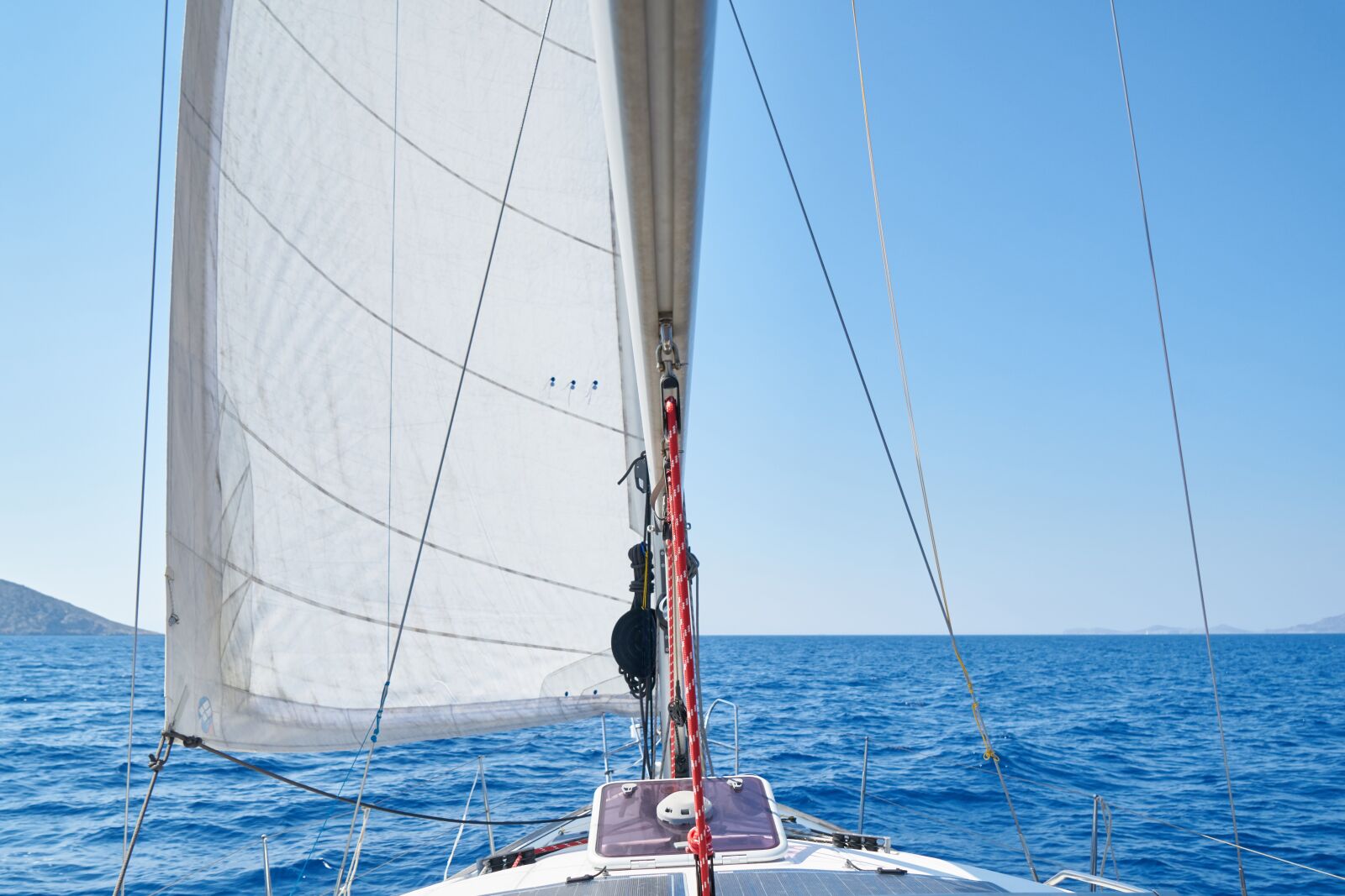 Sony a7R II sample photo. Sailboat, go, wind photography
