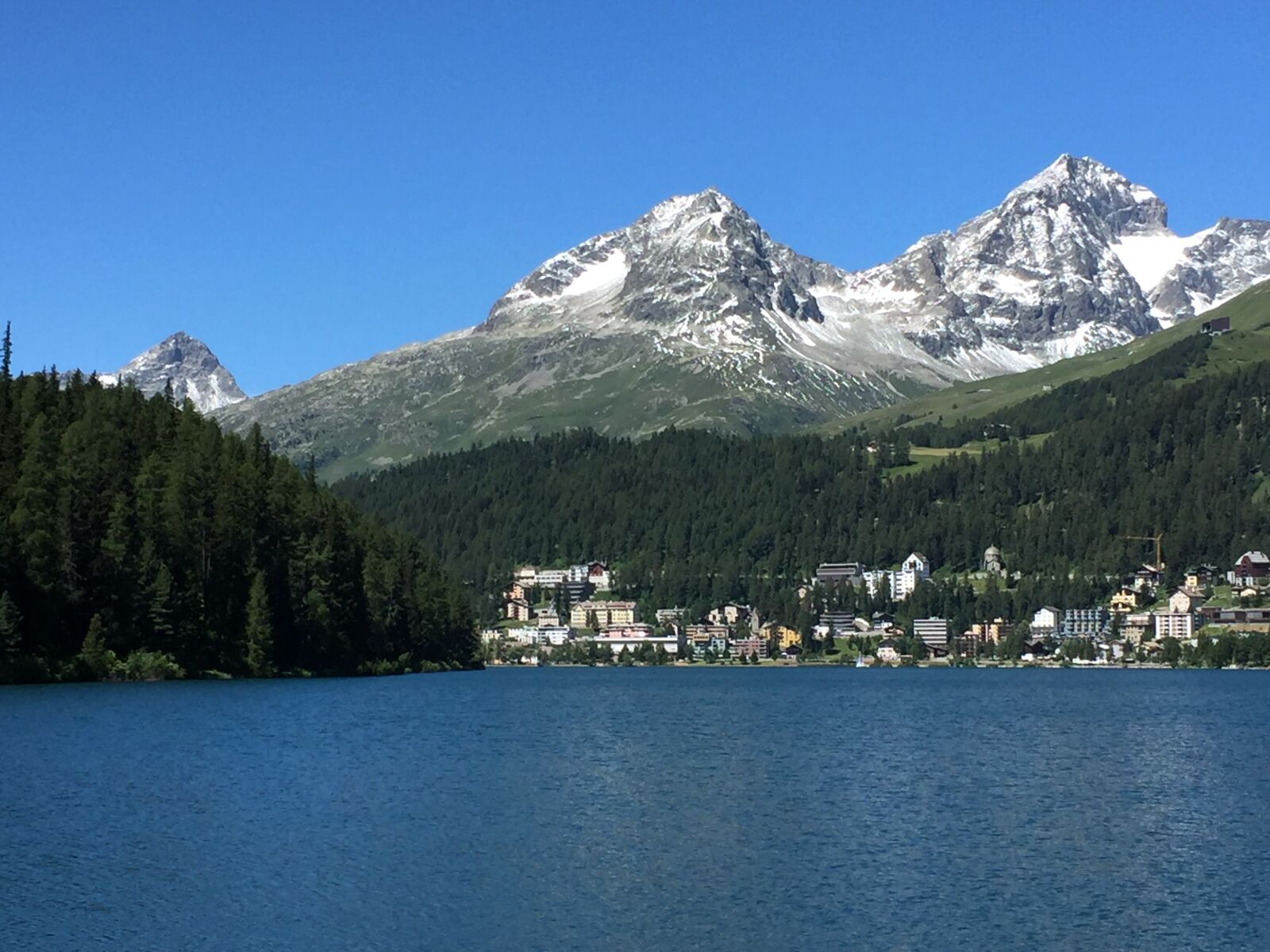 Apple iPhone 6 sample photo. St moritz, alpine, lake photography