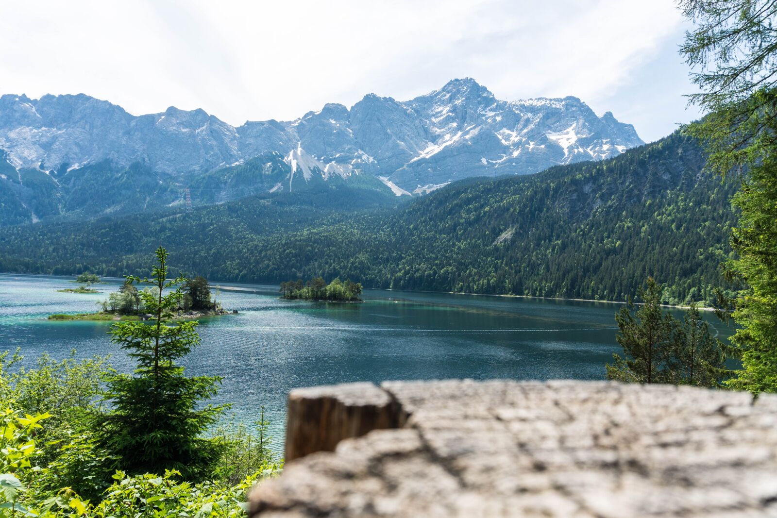 Sony E 16-50mm F3.5-5.6 PZ OSS sample photo. Zugspitze, eibsee, mountains photography