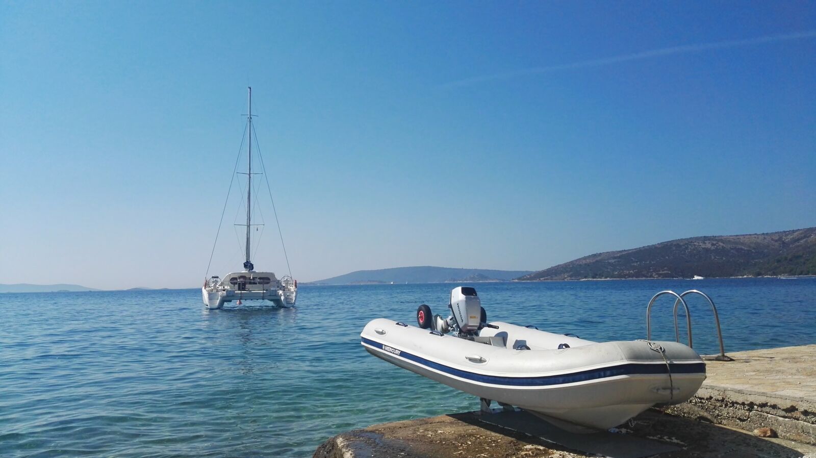 HUAWEI P8 sample photo. Croatia, sea, blue photography