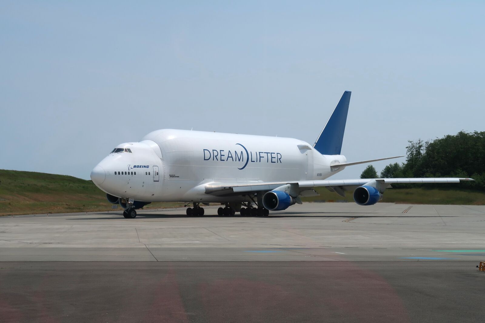 Canon PowerShot G7 X Mark II sample photo. Plane, dreamlifter, boeing photography