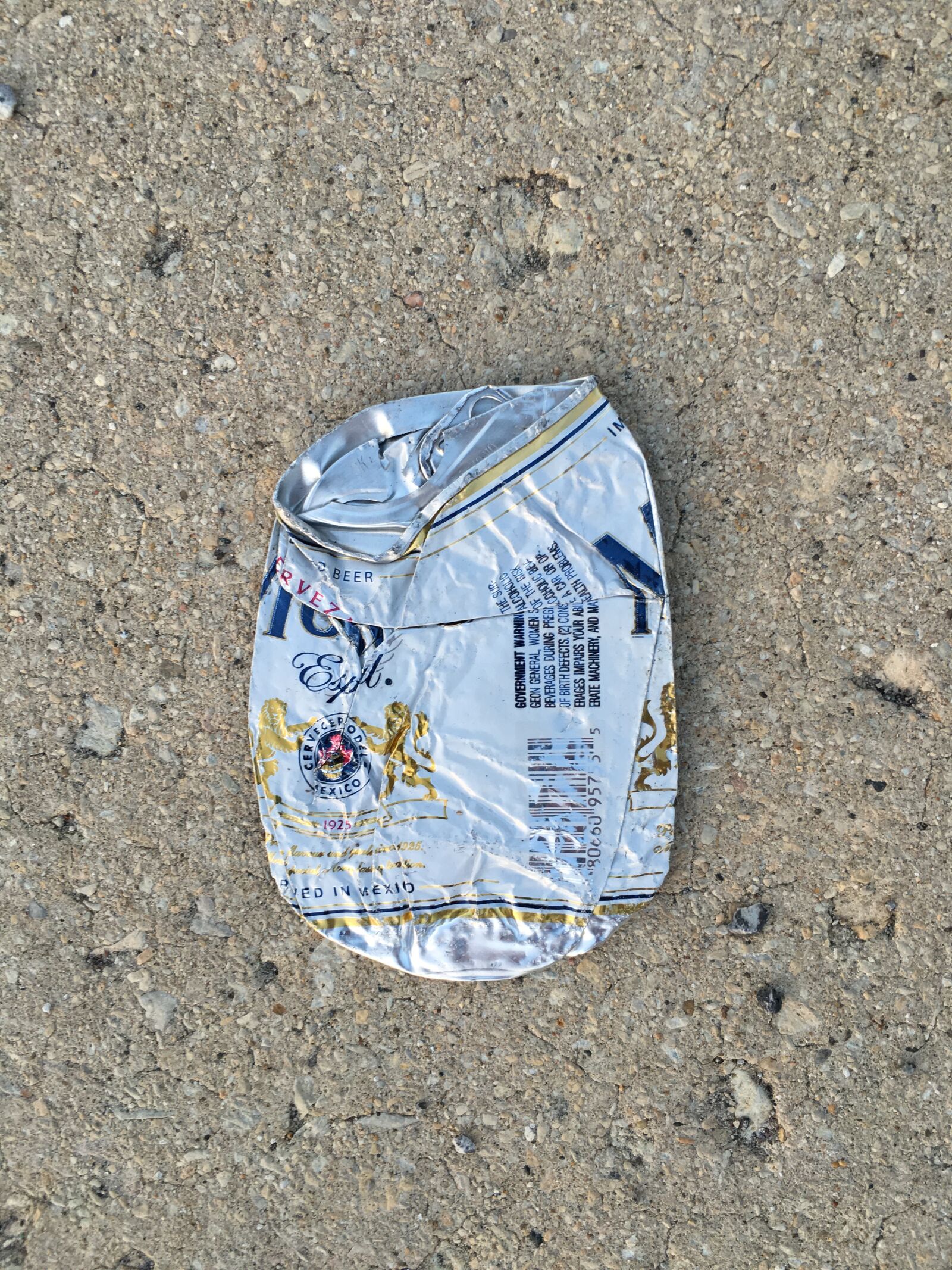 Apple iPhone 6s Plus sample photo. Smashed, can, beer photography
