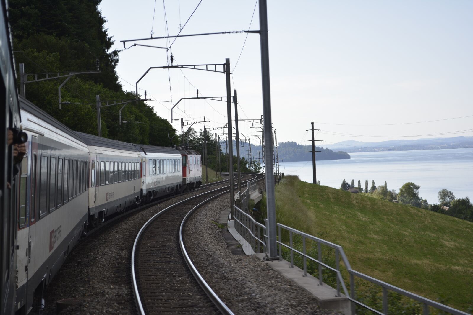 Nikon D5200 sample photo. Switzerland, train, swiss federal photography