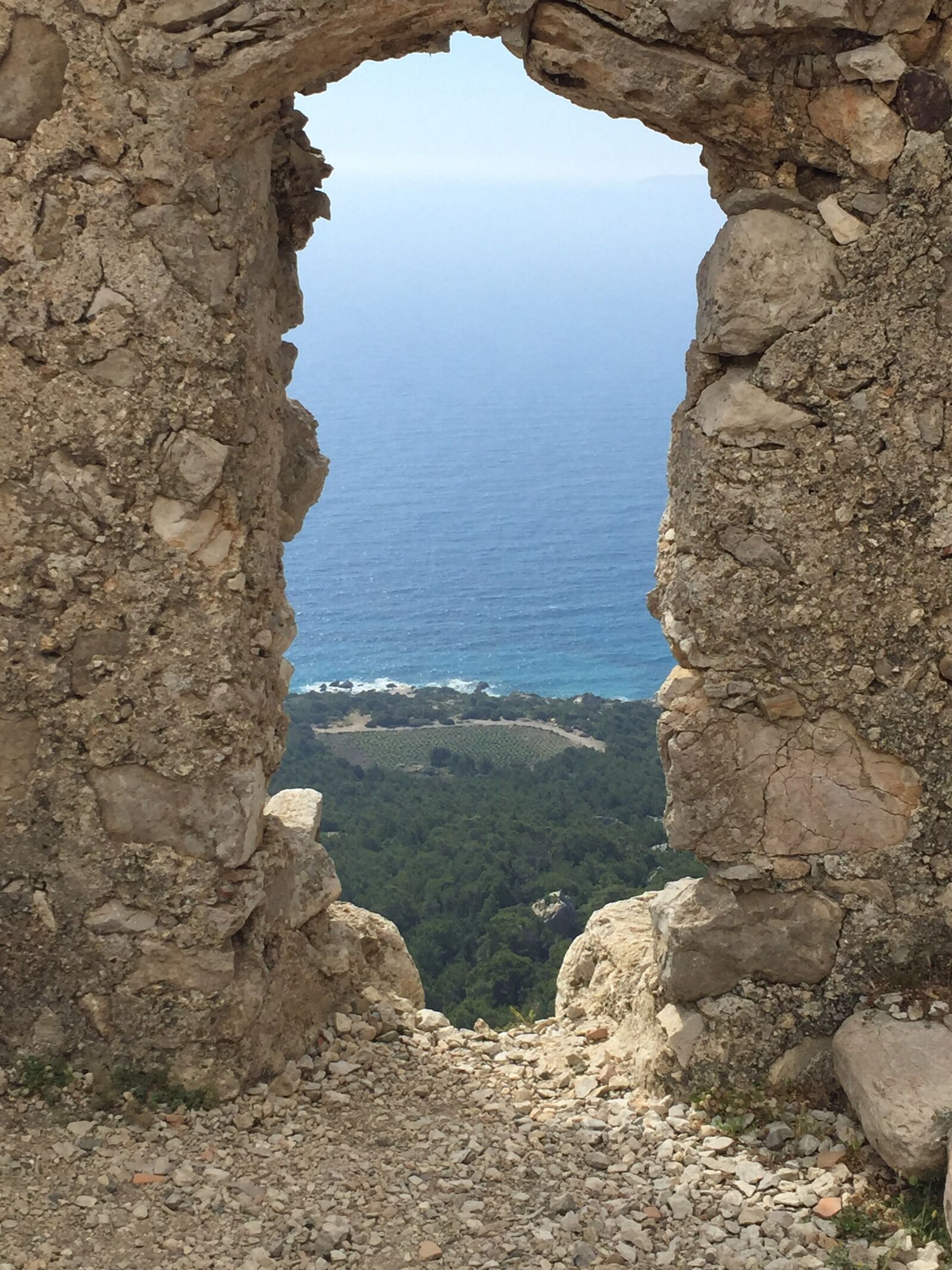 Apple iPhone 6 sample photo. Wall, nature, sea photography
