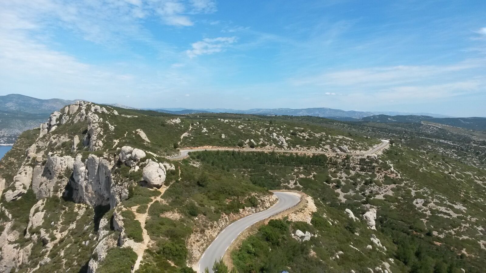 Samsung Galaxy S4 Mini sample photo. Road, mountain, motorcycle photography