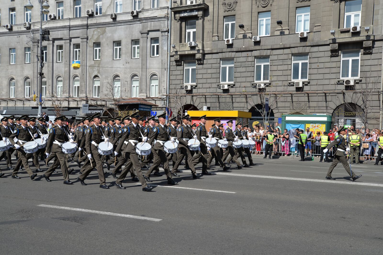 Nikon D610 sample photo. Parade, military, ukrainian photography