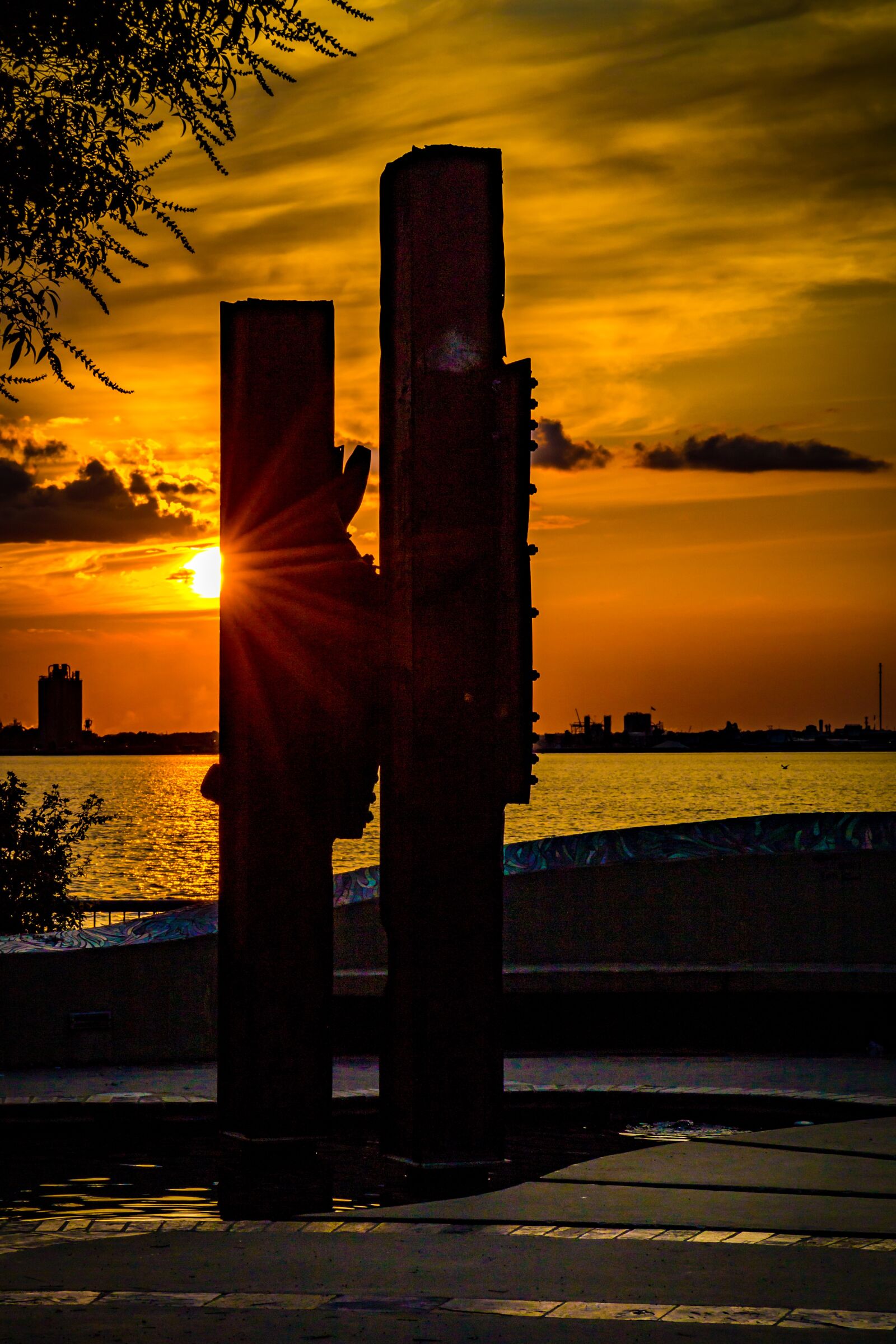 Canon EF 24-105mm F3.5-5.6 IS STM sample photo. Sunset, orange, water photography