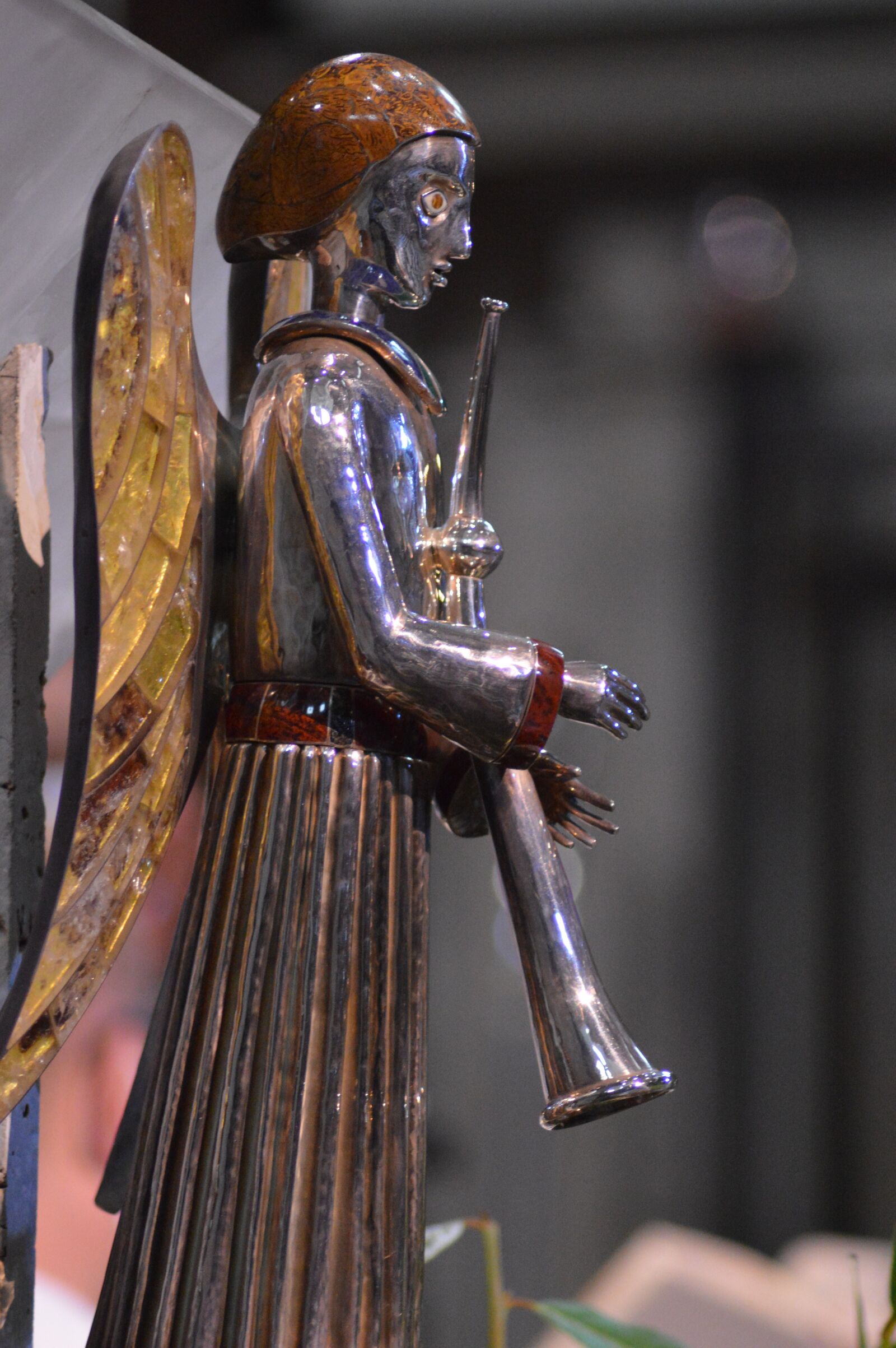 Nikon D3200 sample photo. Statue, angel, doré photography