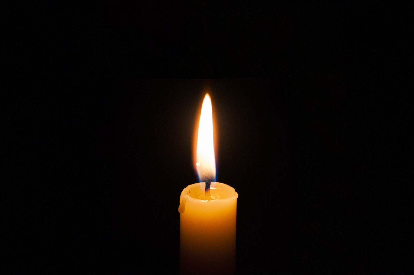 Nikon D5000 sample photo. Candle, burnt, wax photography